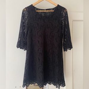 Half Lined Black H&M “Divided” High Quality Lace Dress